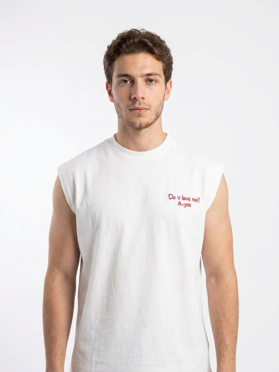 Do U Love Me Cut t-shirt White