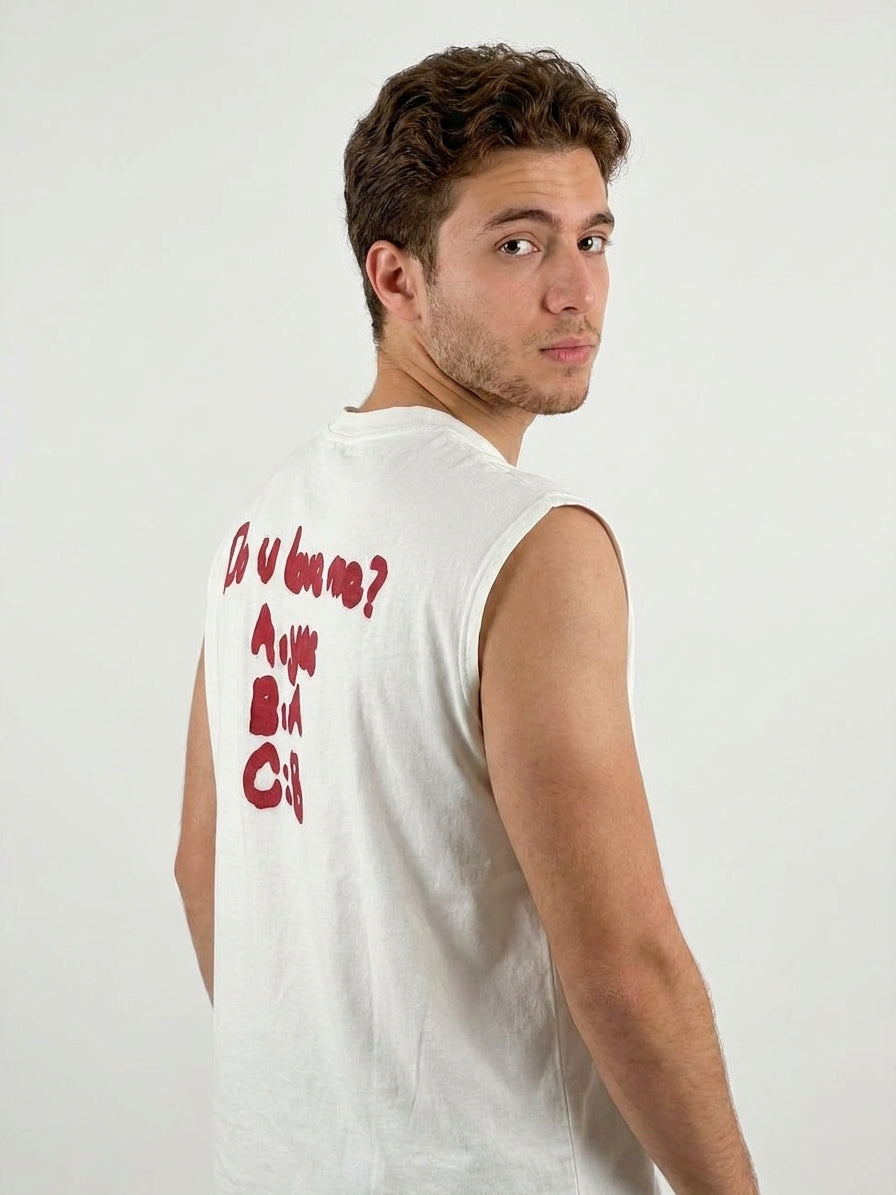Do U Love Me Cut t-shirt White