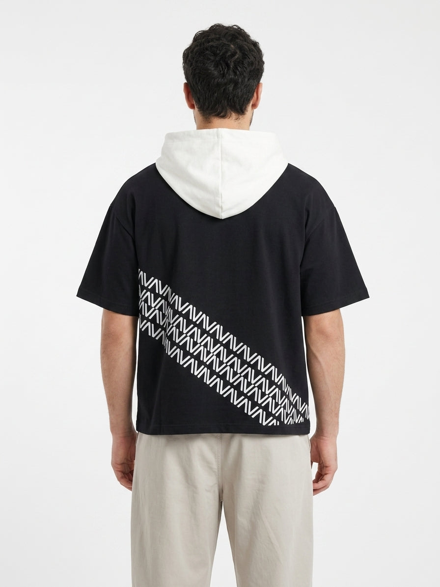 Tyred Hood T-Shirt Black