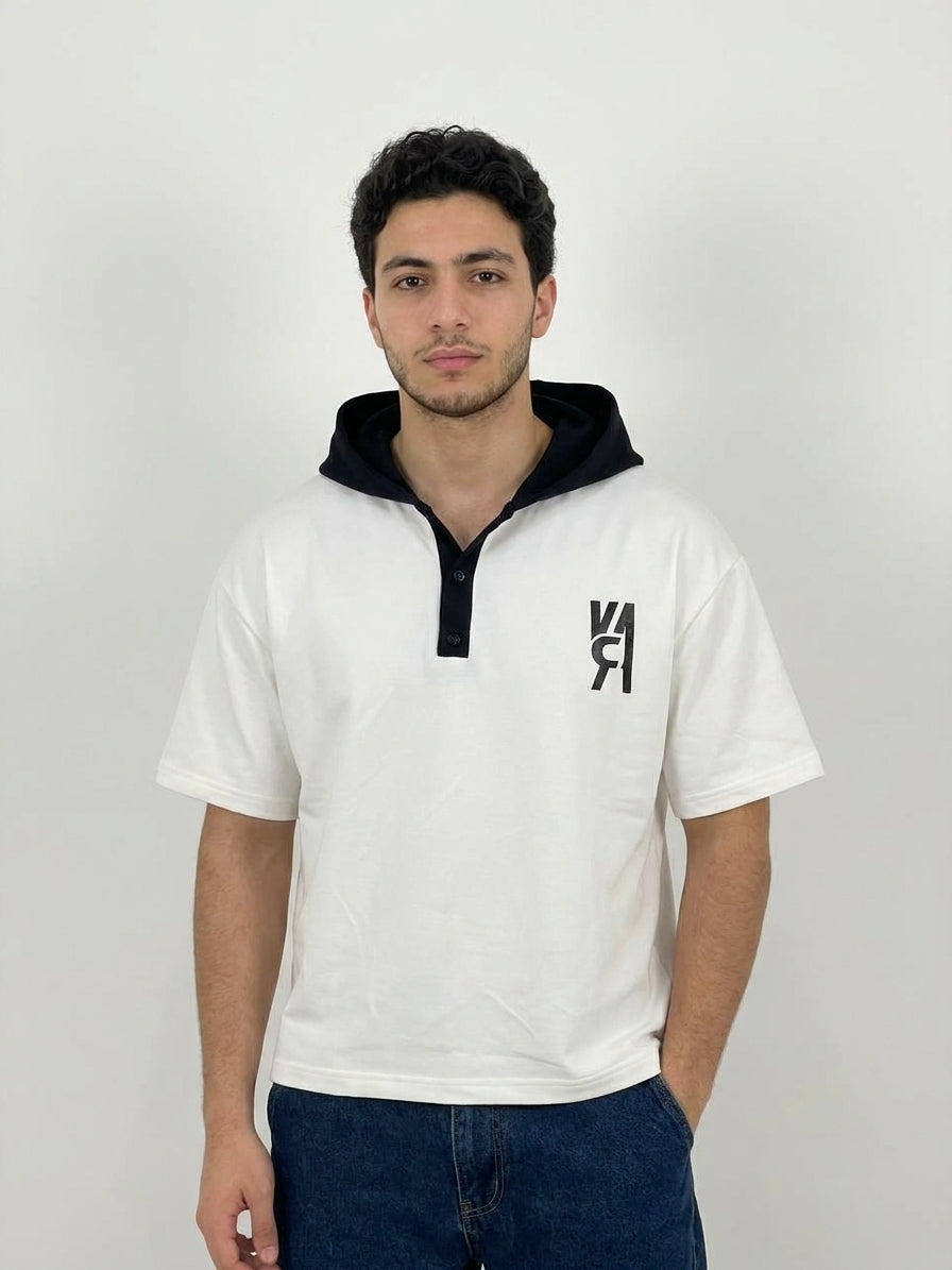 Tyred Hood T-Shirt White